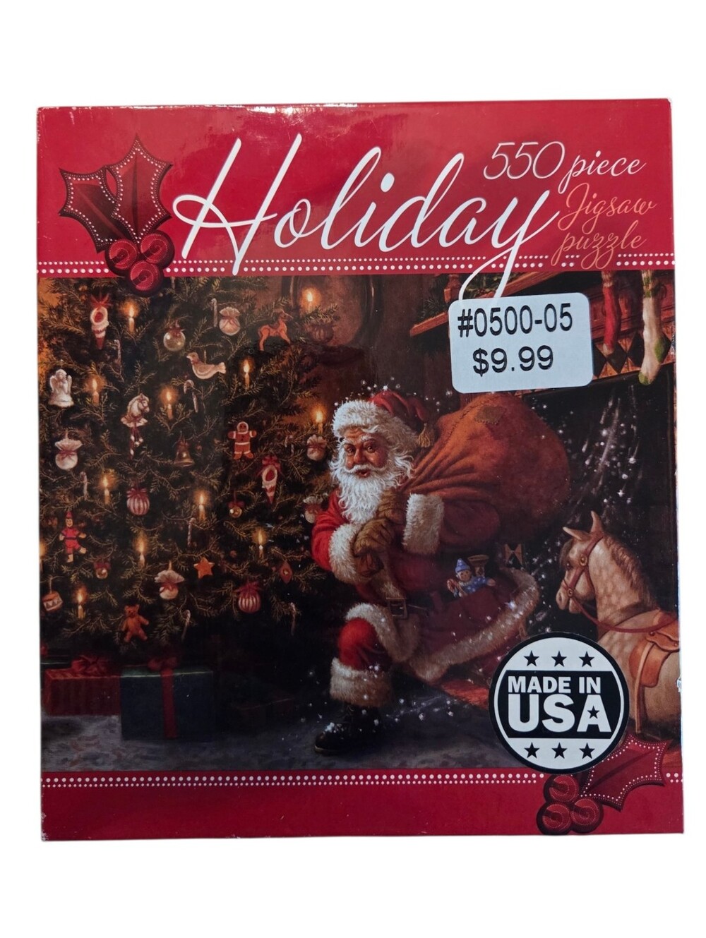 Ceaco SANTA Holiday 550 Piece Jigsaw Puzzle 2007 Art By Ruth Sanderson